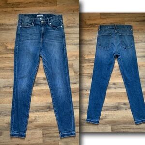 Good American Mid Wash Blue Skinny Jeans